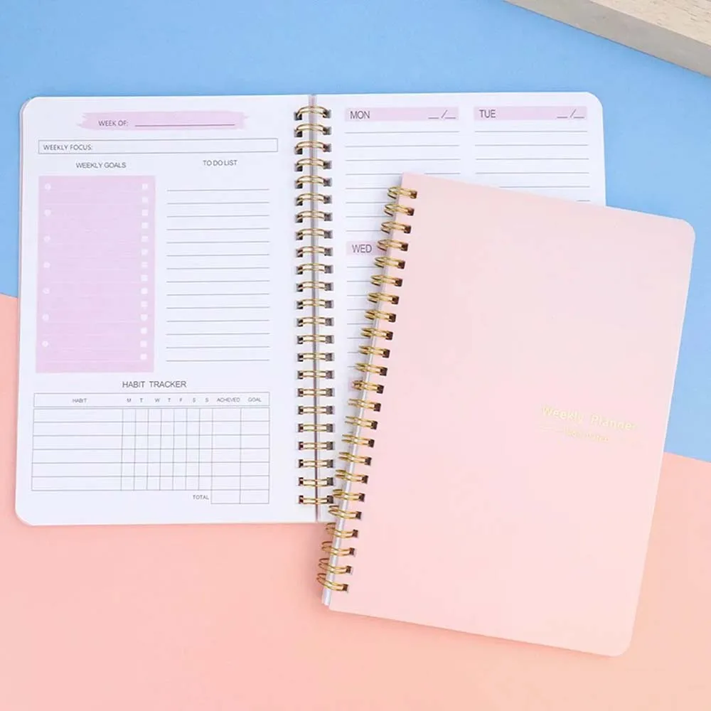 Planner Weekly Budget - A5 Weekplanner met spiraal, dagelijkse planner,