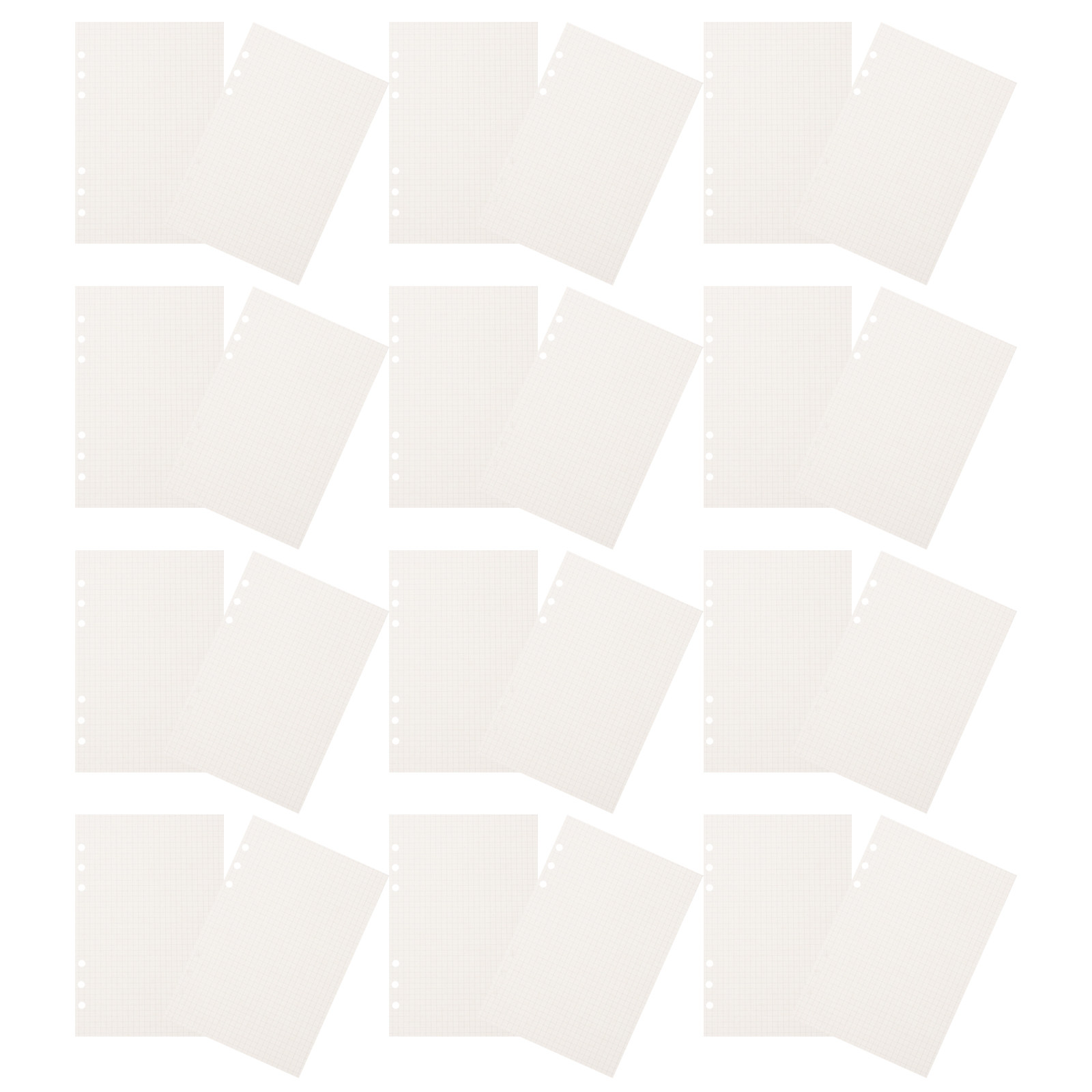 Planner Weekly Budget - 225 Stuks A5 6-gaats Planner Navulpapier