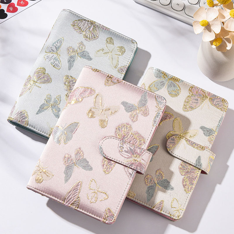 Planner Weekly Budget - 3 Stijlen A6 Stoffen Vlinder Budgetmap,