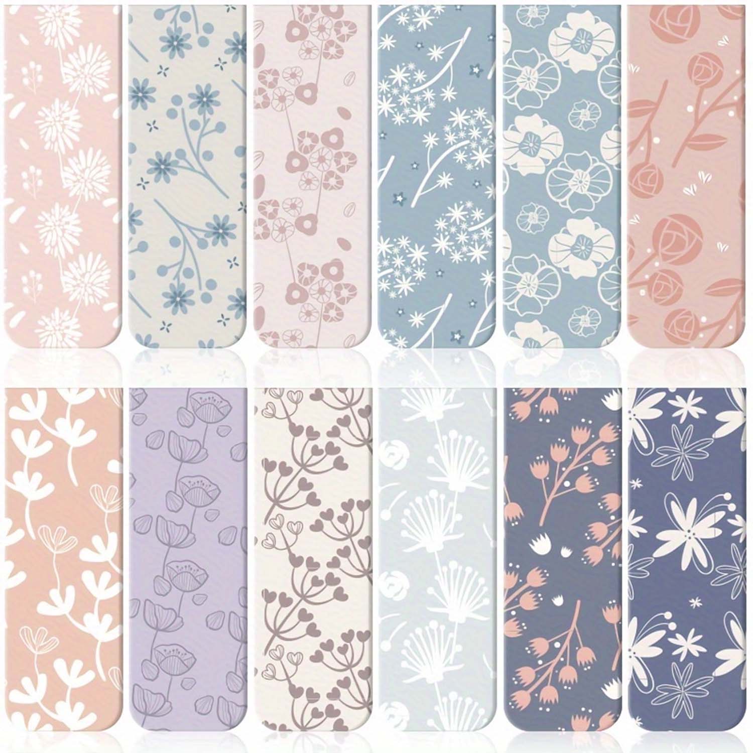 Bookmark Magnetic Clip - 12 stuks bloem magnetische bladwijzers voor