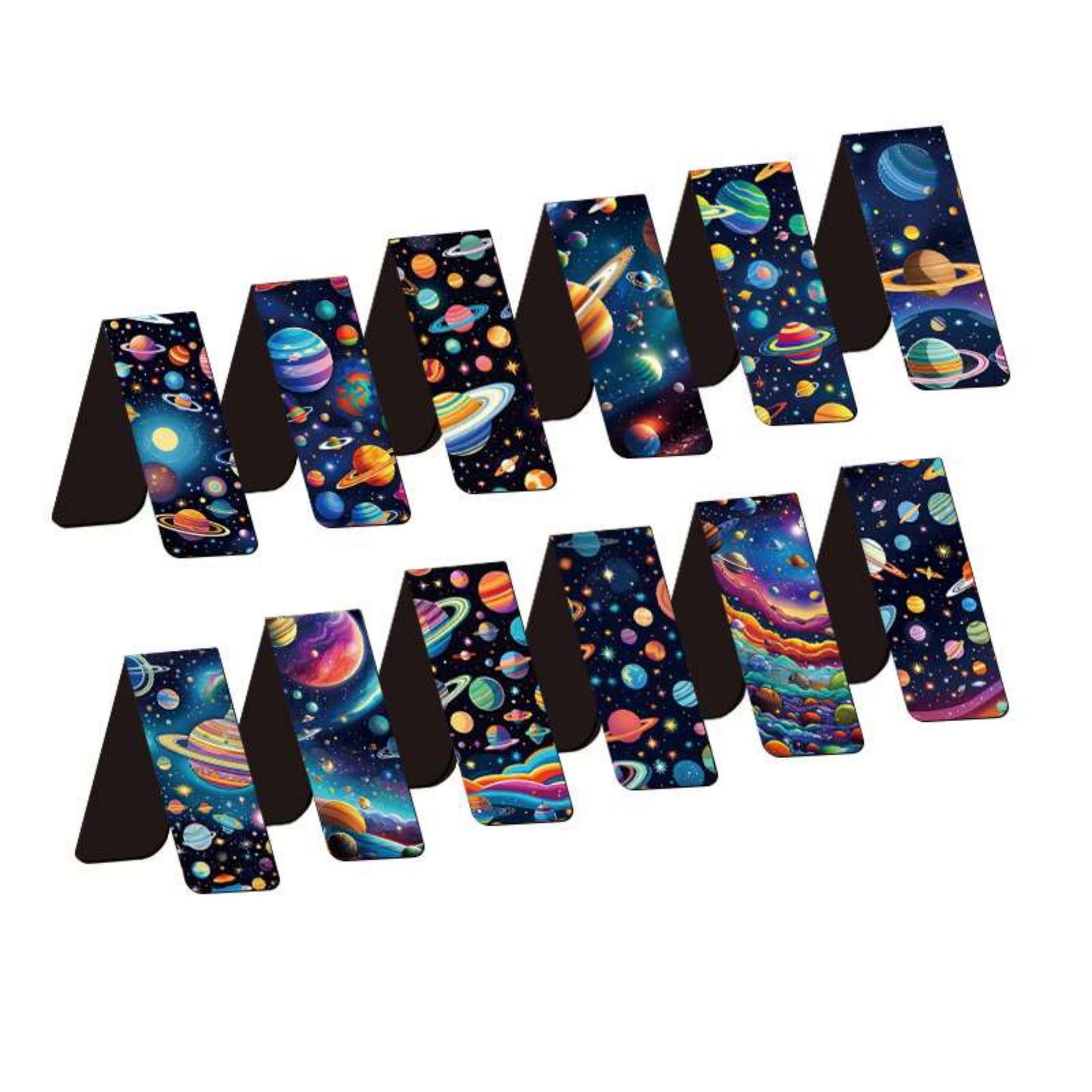 Bookmark Magnetic Clip - 12 stuks magnetische bladwijzers met ruimte-