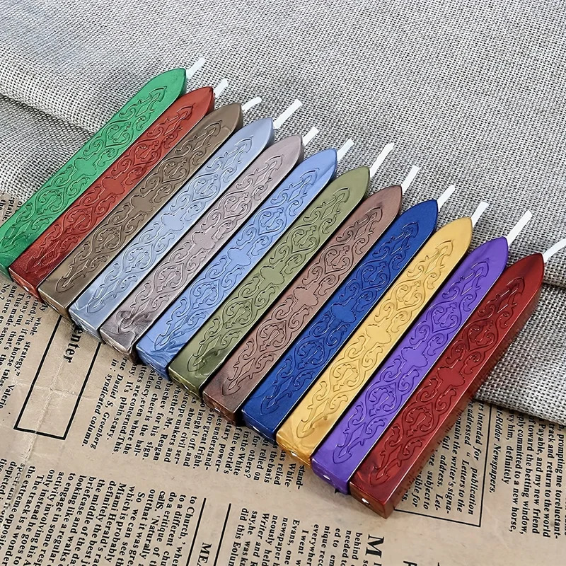 12 stks/zak Metallic Gemengde  - Wax Seal Stamp Kit recensie en prijs