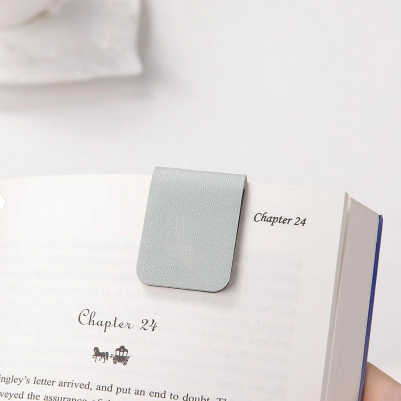 Premium lederen magnetische bl - Bookmark Magnetic Clip recensie en prijs