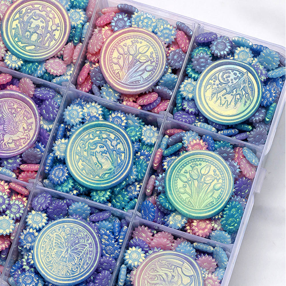 100 stks Gemengde Kleur Glitte - Wax Seal Stamp Kit recensie en prijs