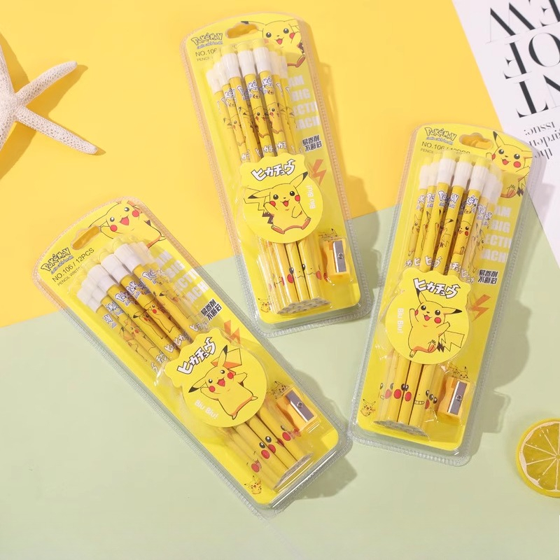 12 Stuks Pokemon Potlood Met G - Office Supply Office Stationery Items recensie en prijs