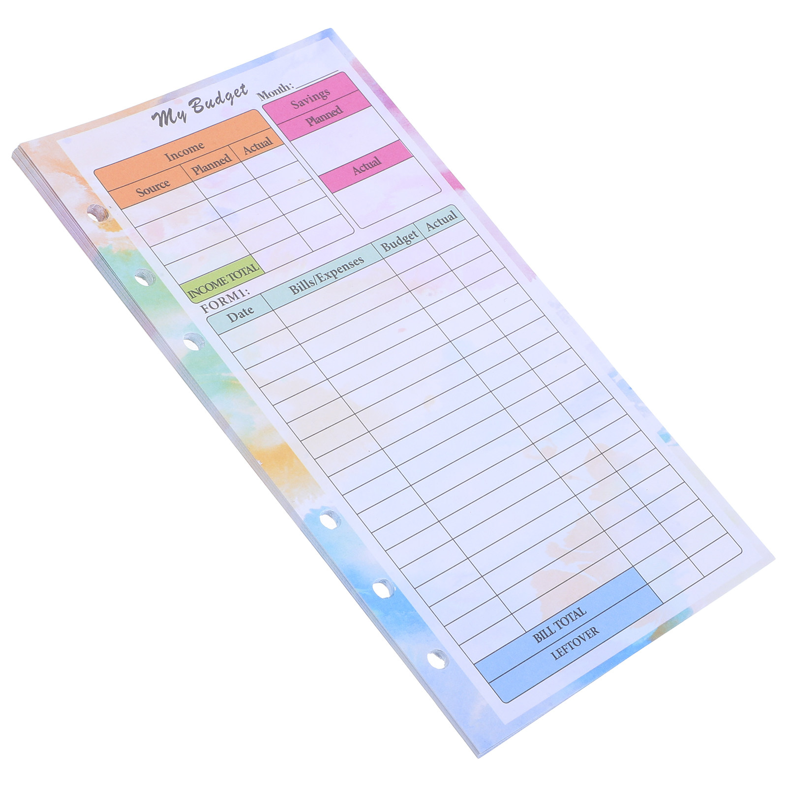 14 vellen A6 navulbare budgetp - Planner Weekly Budget recensie en prijs