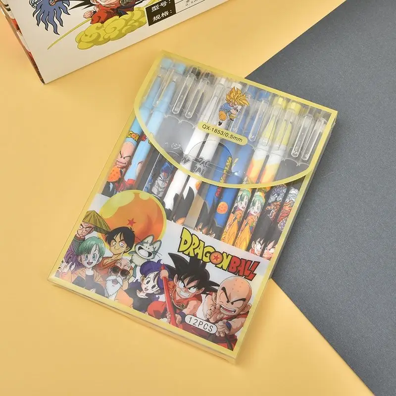 12 stks/set Dragon Ball Gel Pe - Office Supply Office Stationery Items recensie en prijs