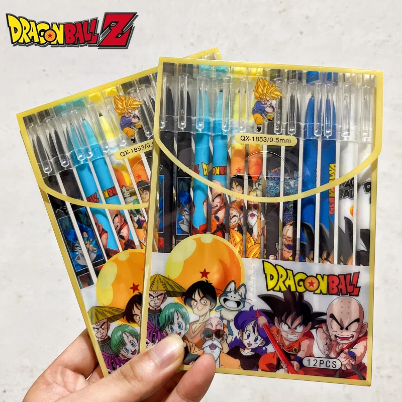 12 stks/set Dragon Ball Gel Pe - Office Supply Office Stationery Items recensie en prijs