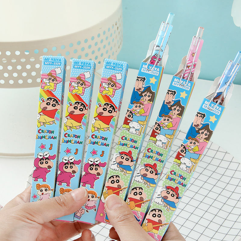 6 Stuks Cartoon Crayon Shin-Ch - Stationery Supplier recensie en prijs