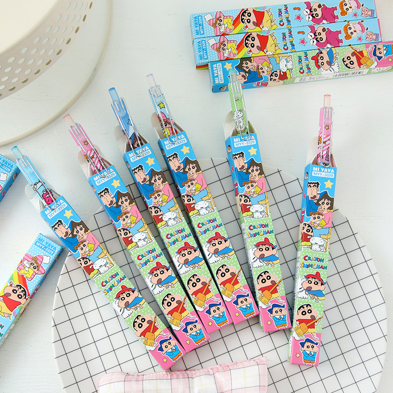 6 Stuks Cartoon Crayon Shin-Ch - Stationery Supplier recensie en prijs